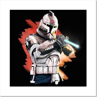 Wolffe shot first Posters and Art